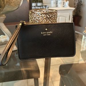 Kate Spade Black Wristlet
